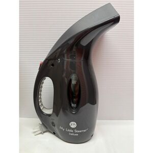 Joy Mangano My Little Steamer Deluxe Handheld Garment Steamer Gray NEW